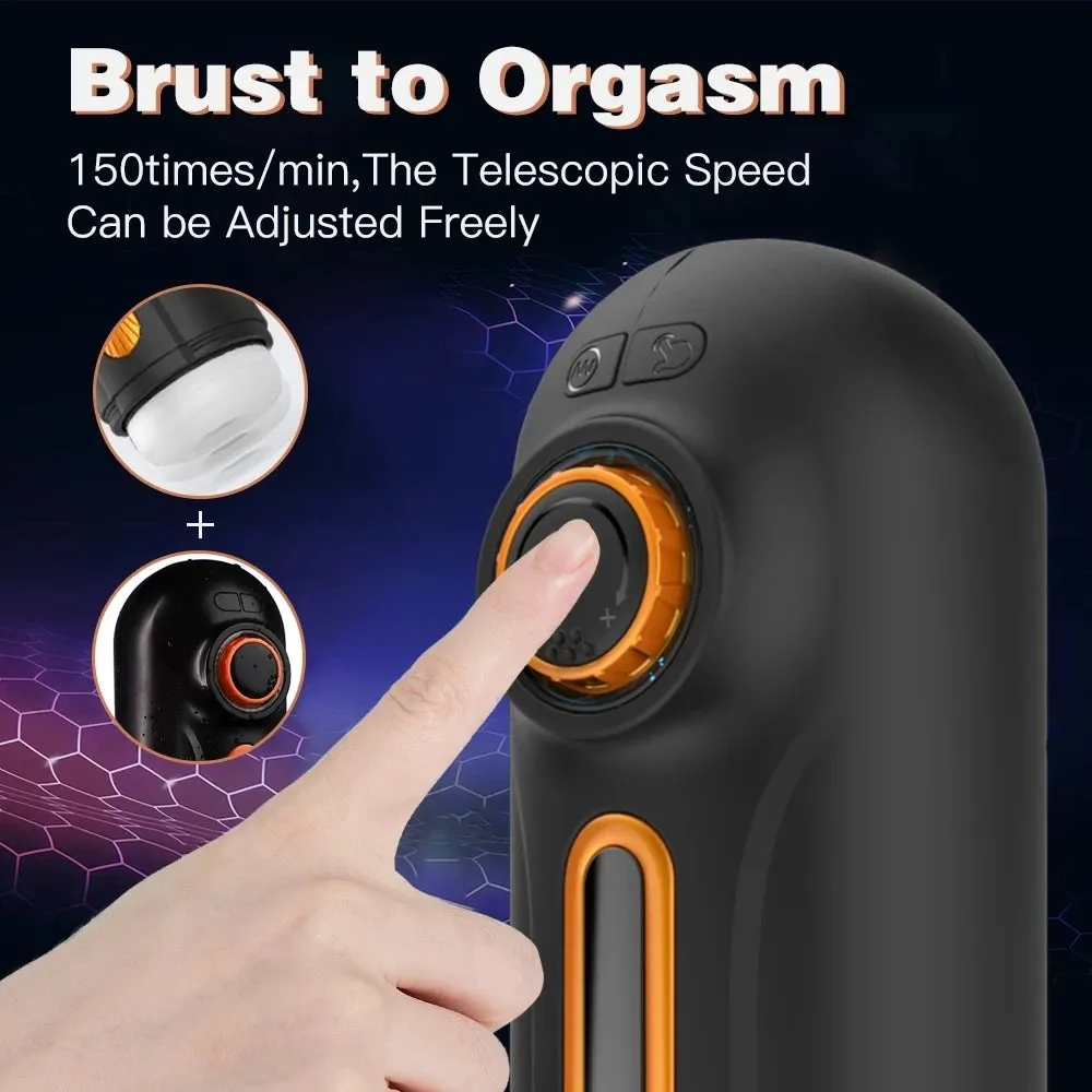 Heseks Automatic Vibrating Masturbator | Strong Sucking Vagina Male Sex Robot FapYourself