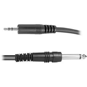 Hosa CMP-103 Stereo Mini Male To 1/4 Mono Male Cable - 3 Foot