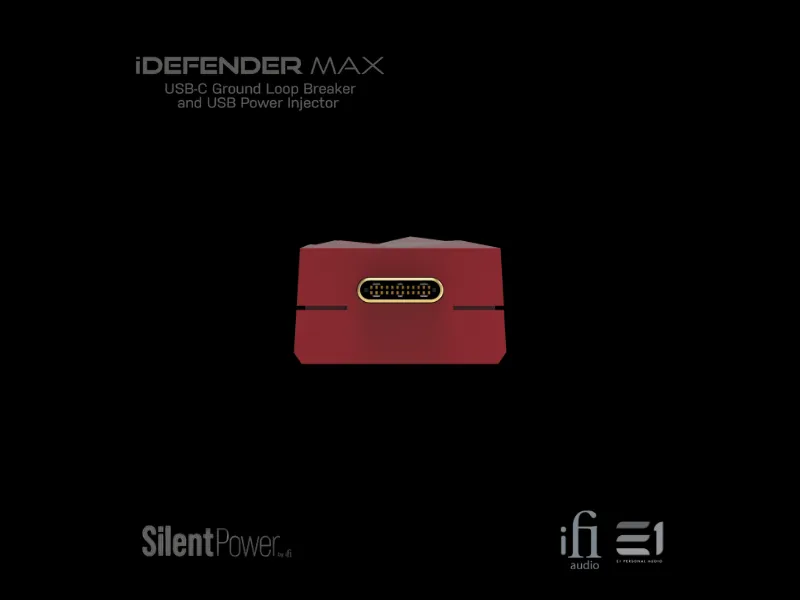 iFi iDefender MAX intelligent USB-C ground loop breaker and USB power injector