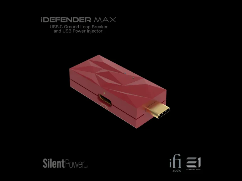 iFi iDefender MAX intelligent USB-C ground loop breaker and USB power injector