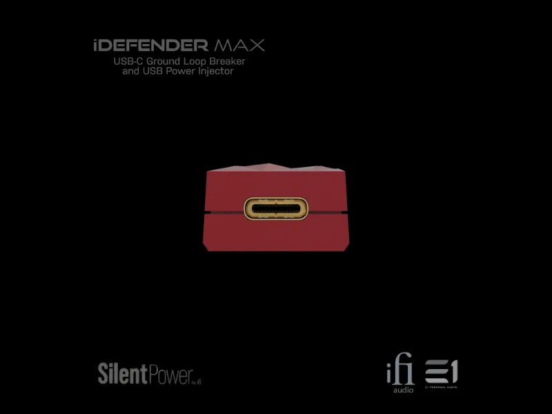 iFi iDefender MAX intelligent USB-C ground loop breaker and USB power injector