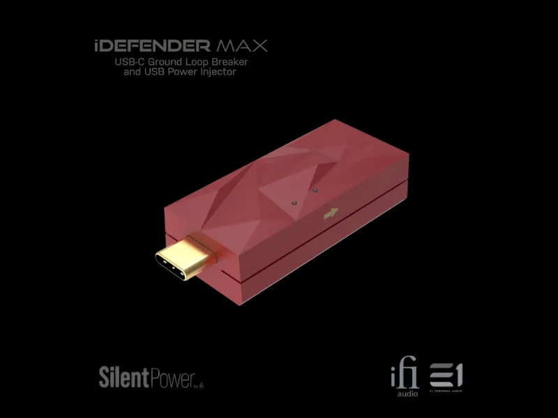 iFi iDefender MAX intelligent USB-C ground loop breaker and USB power injector