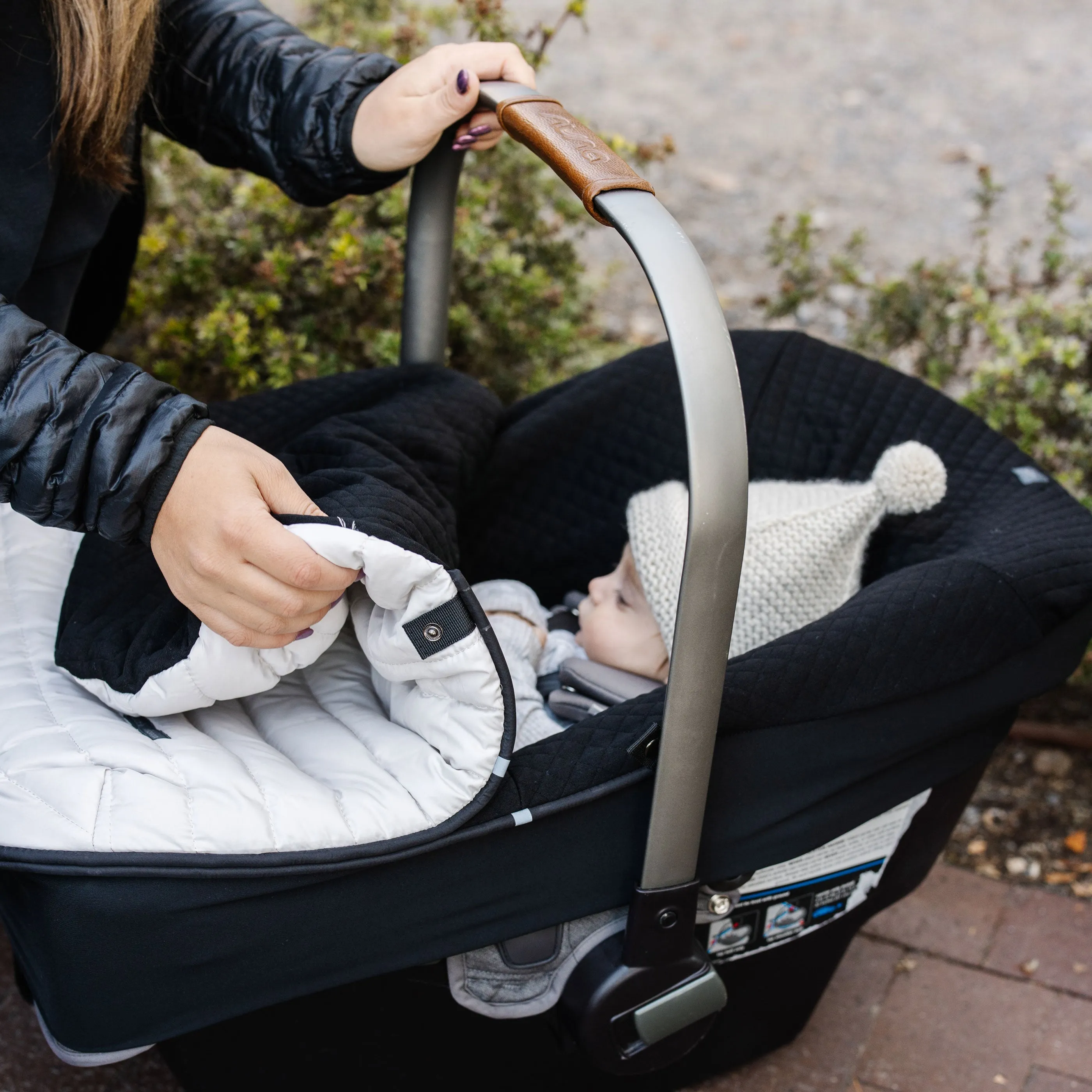 Infant Car Seat Footmuff - Pearl