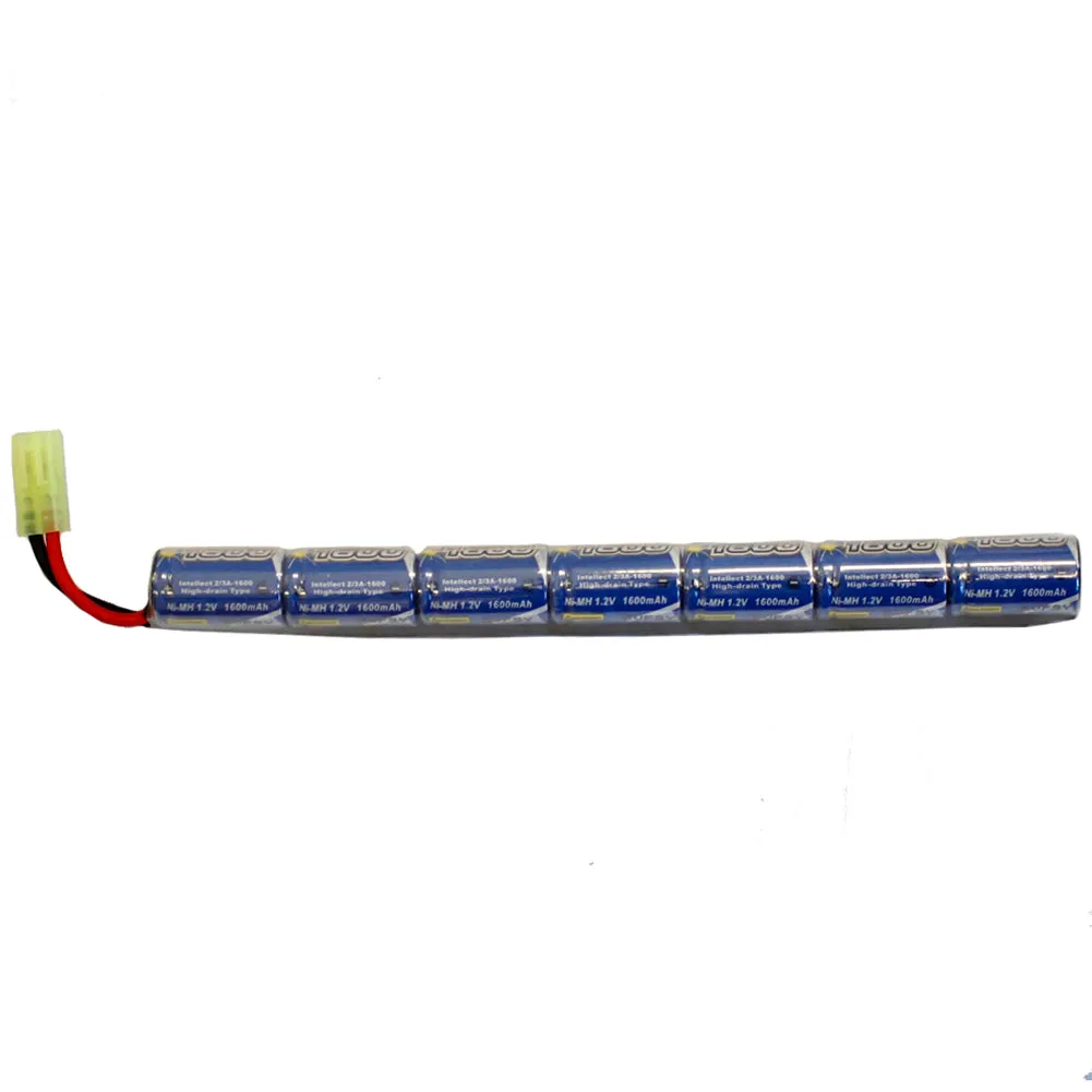 Intellect 9.6V 1600 mAh Mini Tamiya Stick Type Rechargeable Battery