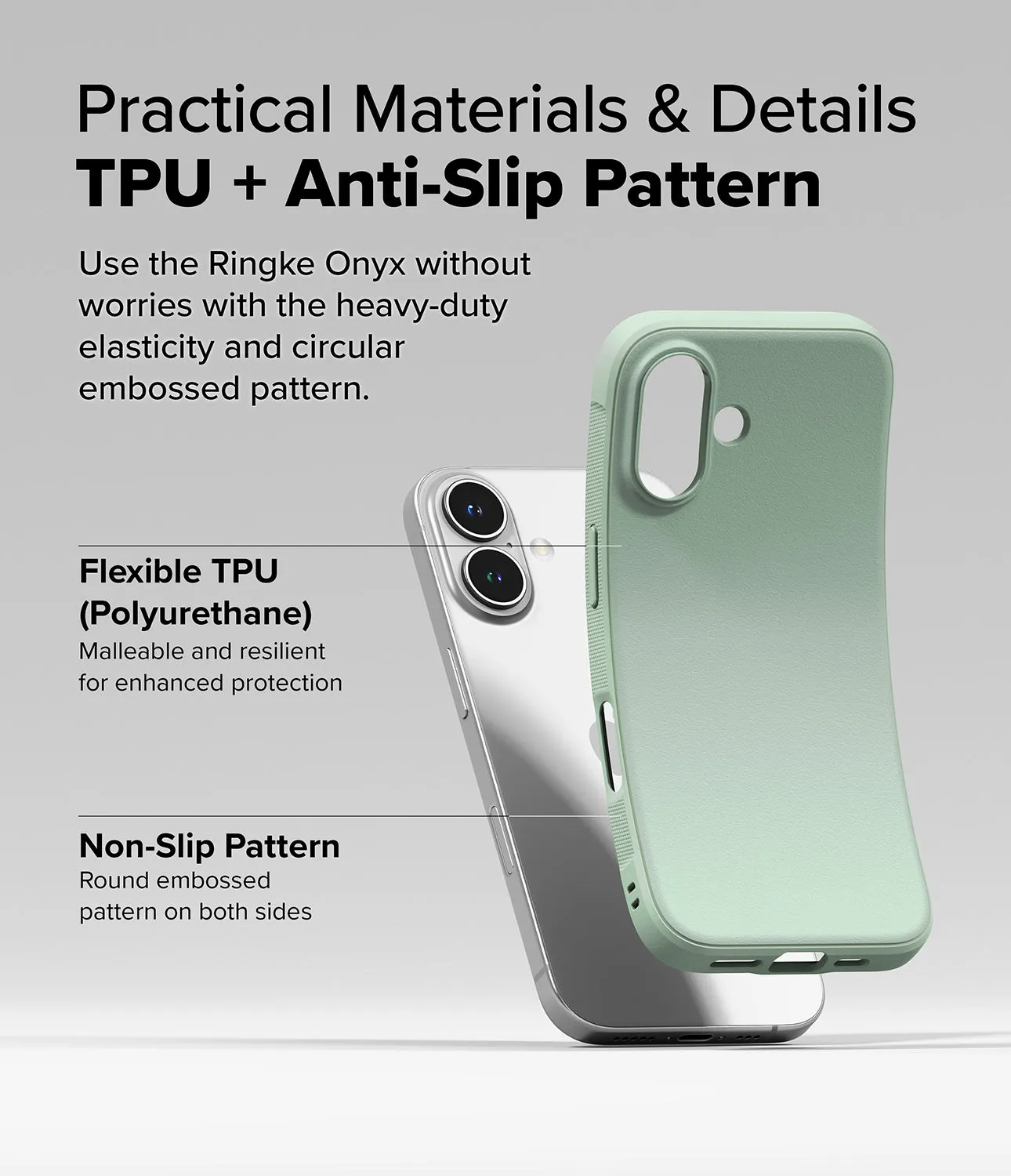 iPhone 16 Case Cover | Onyx Series| Mint