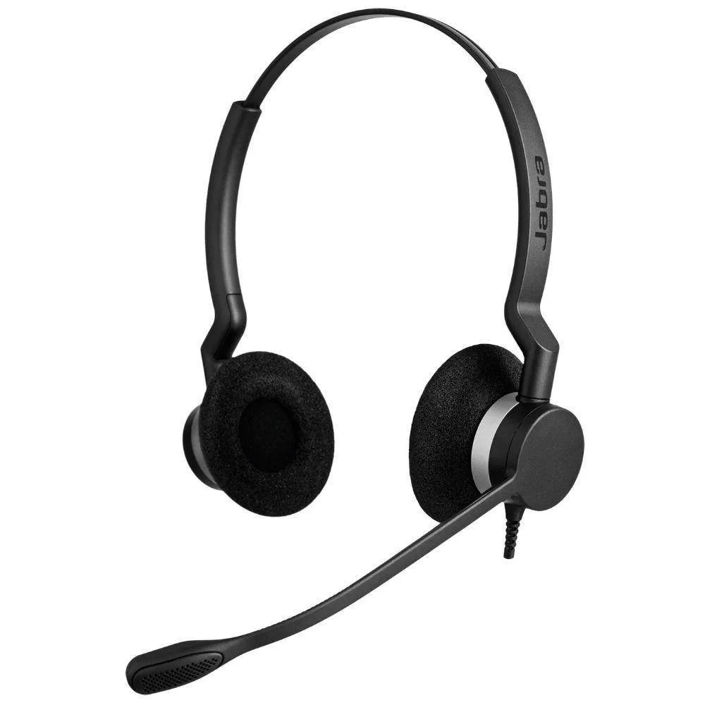 JABRA Biz 2300 MS Duo USB Headset 2309-820-105 (2 Years Manufacture Local Warranty In Singapore)