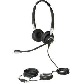 Jabra BIZ 2400 II USB Headset - Stereo - USB - Wired - Over-the-head - Binaural - Supra-aural - Noise Canceling