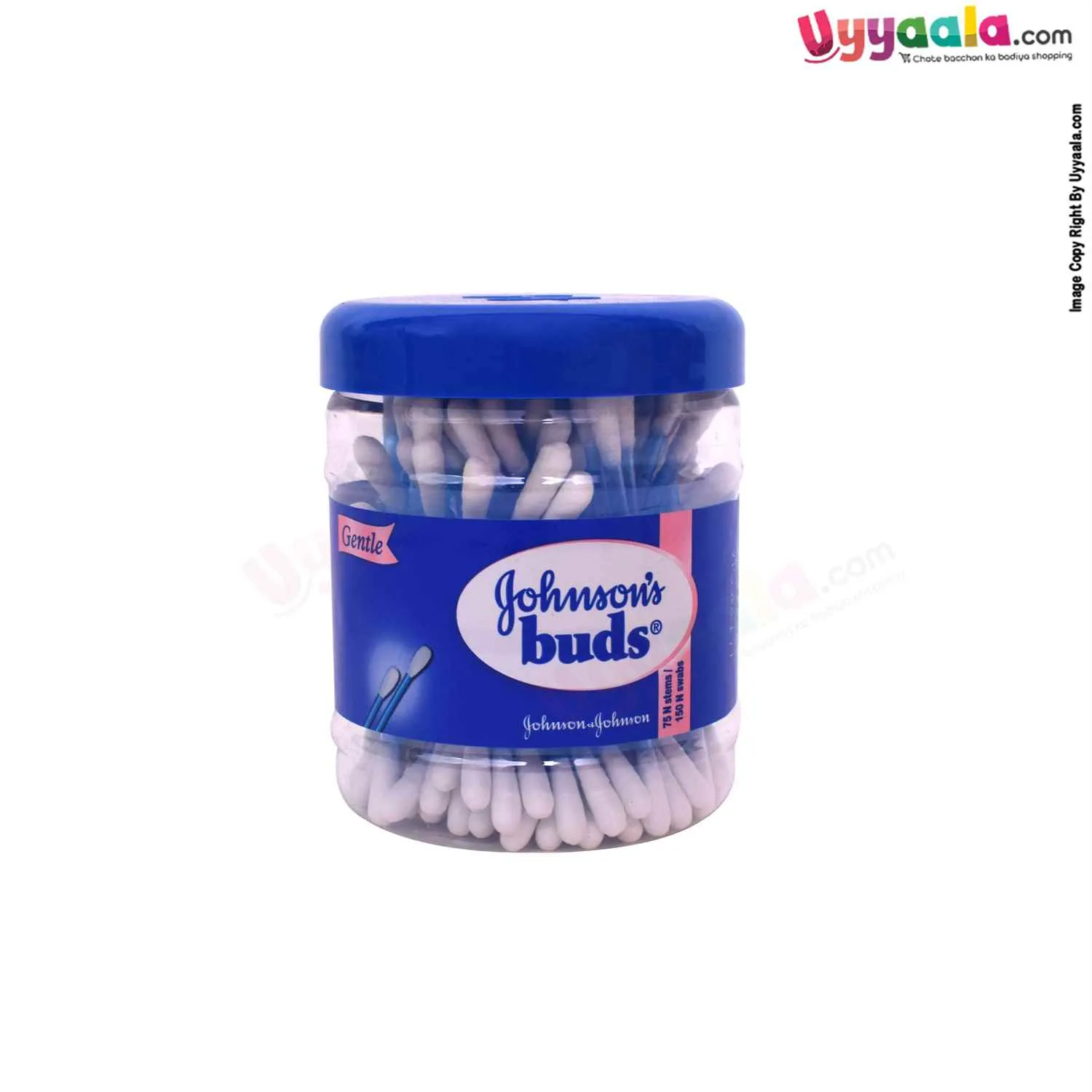 Johnson's Soft Cotton Baby Earbuds - 75pcs Pack