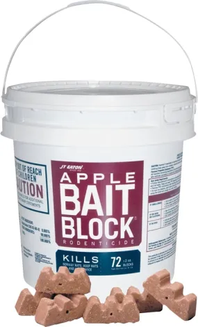 J.T. Eaton 709AP Bait Block, Solid, 9 oz, Pail :PAIL: QUANTITY: 1