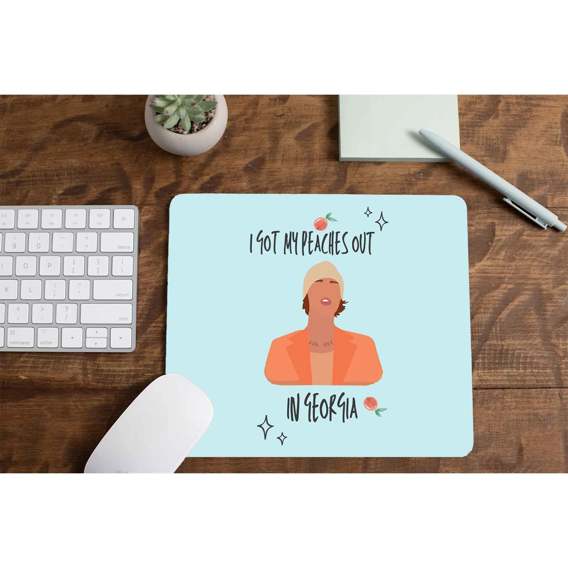 Justin Bieber Mousepad - Peaches