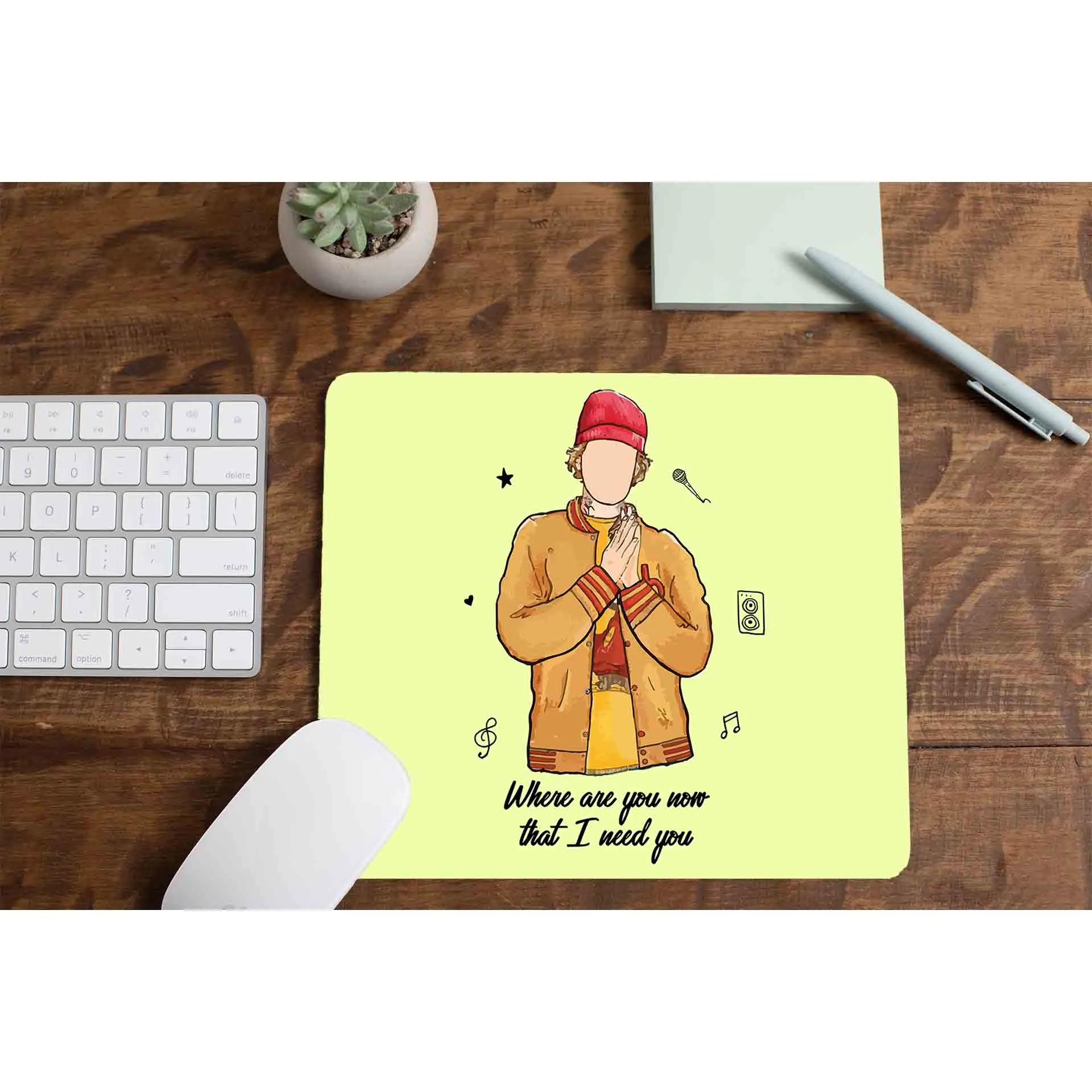 Justin Bieber Mousepad - Where Are You Now