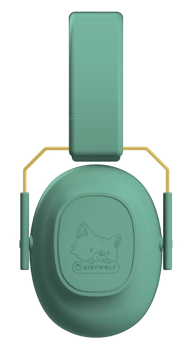 Kidywolf Kidynoise Hearing Protectors | Green - PRE ORDER 25/04