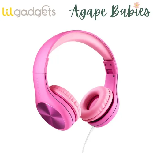 LilGadgets Connect  Pro Wired Headphones for Children - Pink