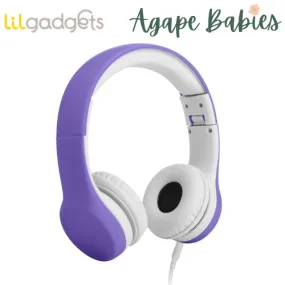 LilGadgets Connect  Wired Headphones for Children - Purple