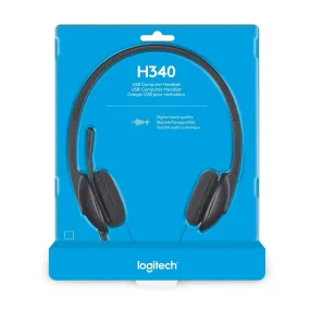 LOGITECH H340 WIRED HEADPHONES WITH MIC