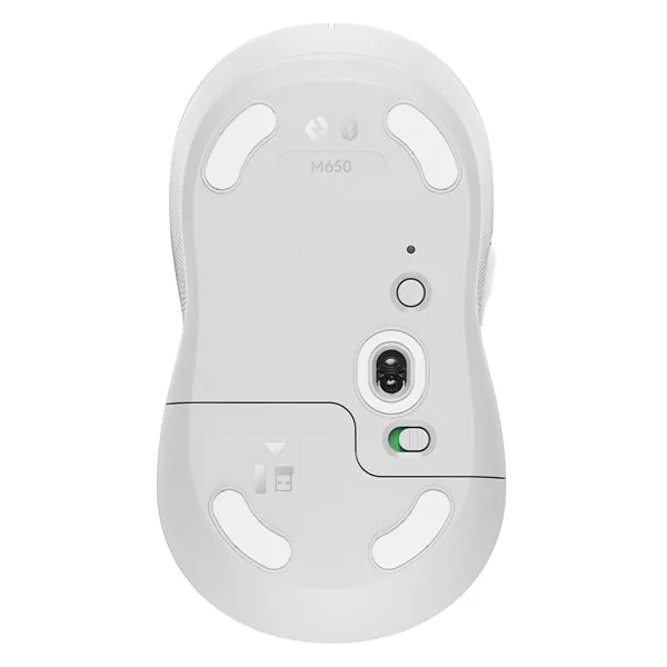 Logitech M650 Signature Wireless Mouse - Off-White