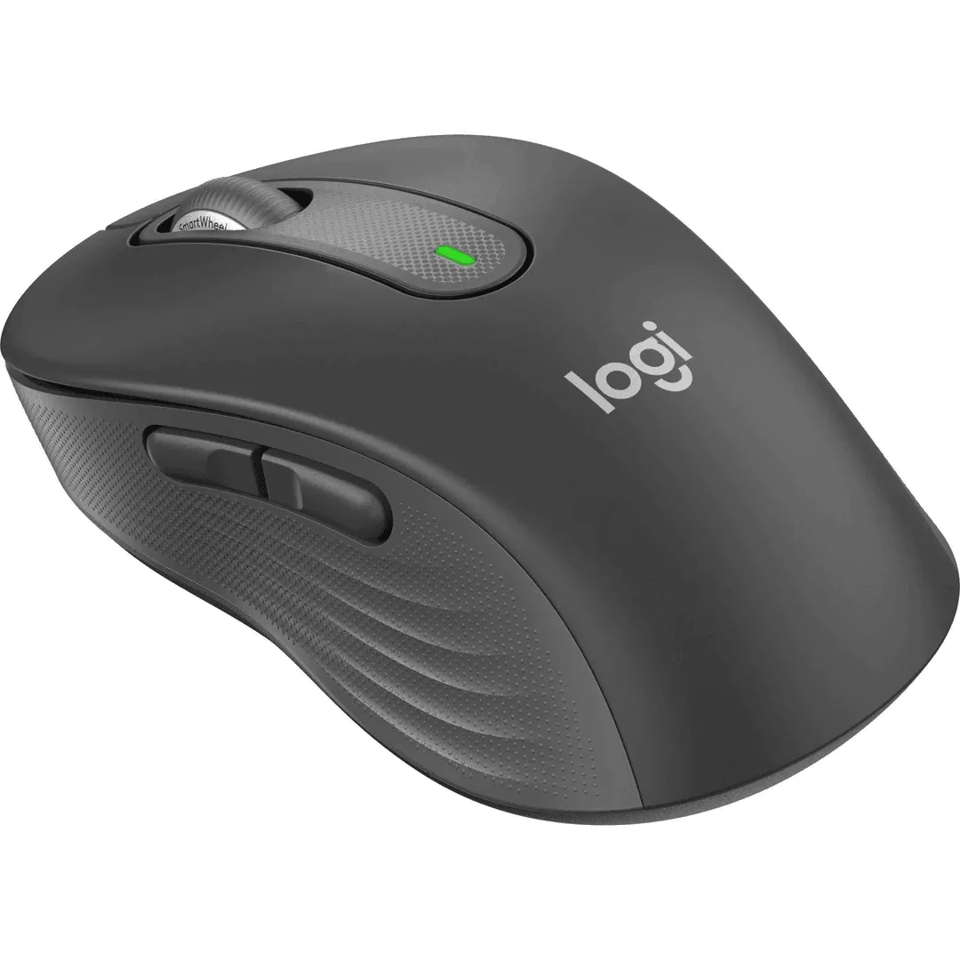 Logitech Signature M650 Wireless Mouse Ergonomic Graphite Grey