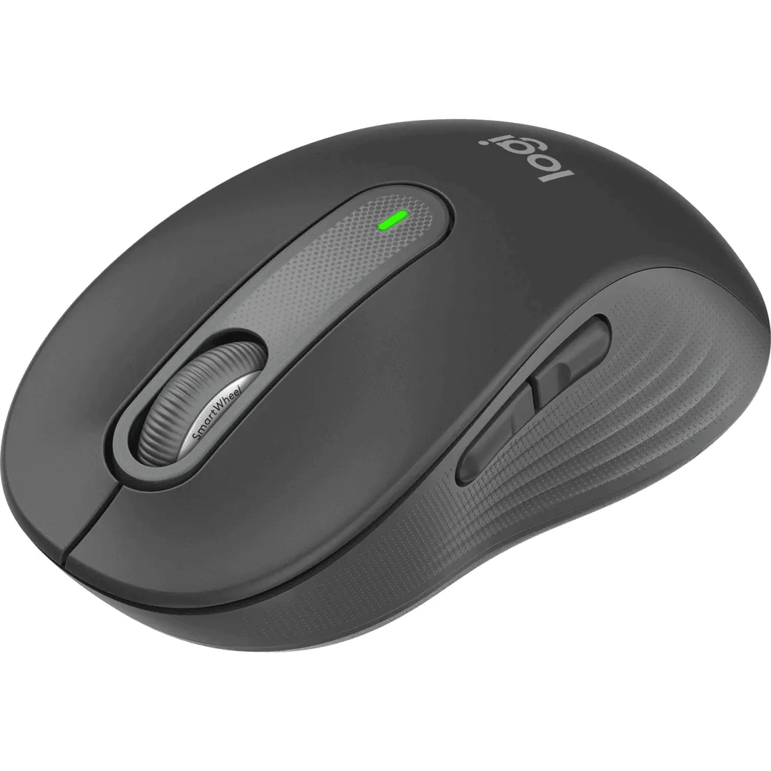 Logitech Signature M650 Wireless Mouse Ergonomic Graphite Grey