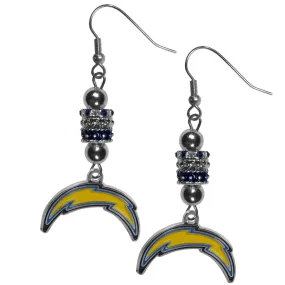 Los Angeles Chargers Euro Bead Earrings