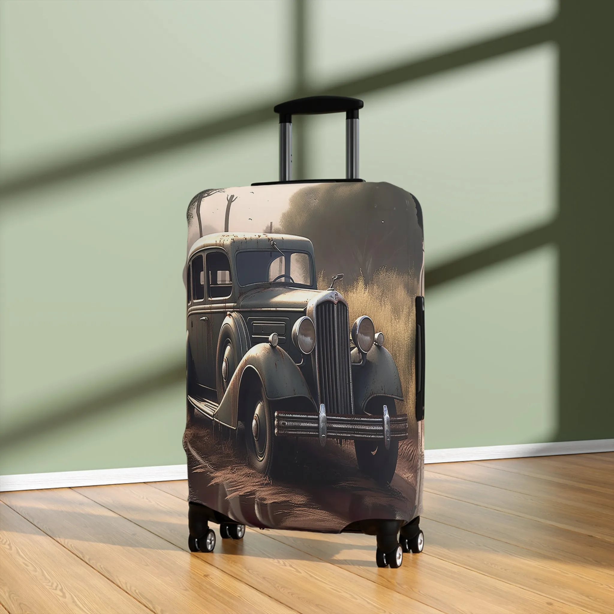 Luggage Cover, Vintage Car, awd-328