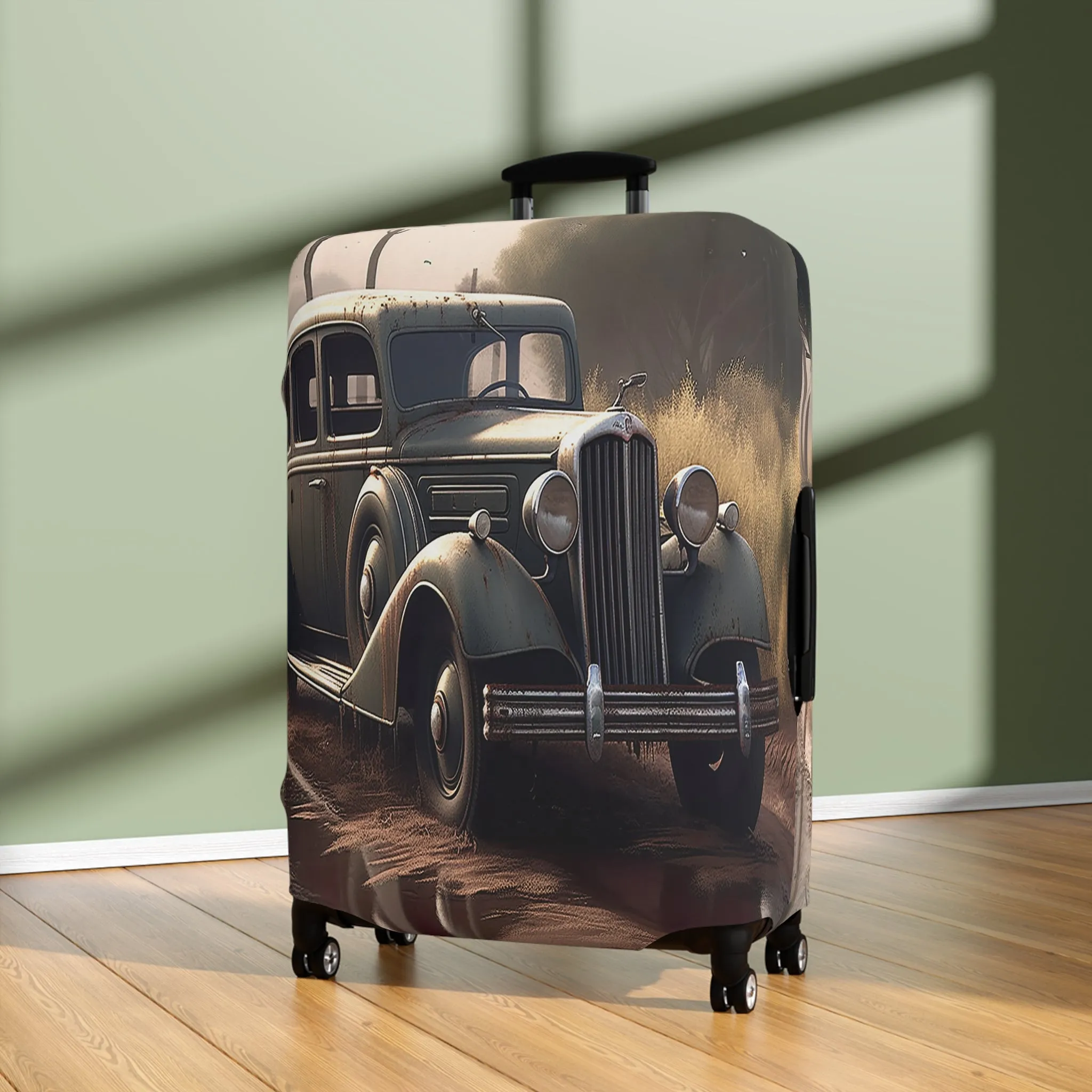 Luggage Cover, Vintage Car, awd-328