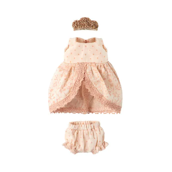 Maileg Micro and Mouse Princess Dress – Rose