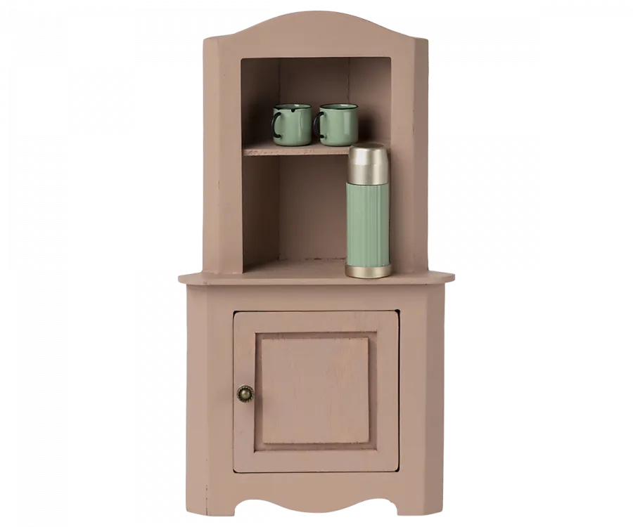 Maileg Miniature corner cabinet - Rose