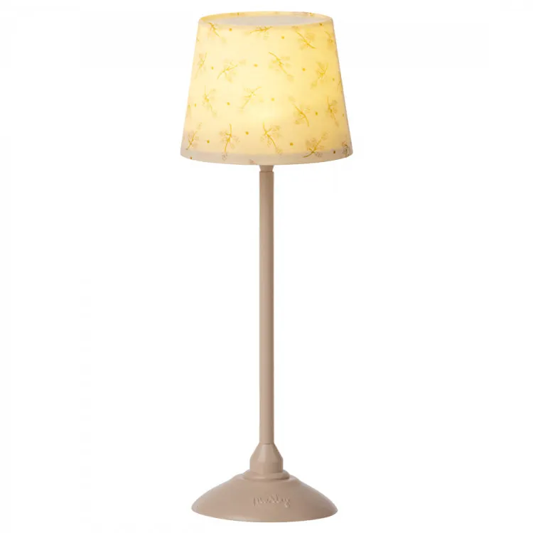 Maileg Miniature Floor Lamp - Powder