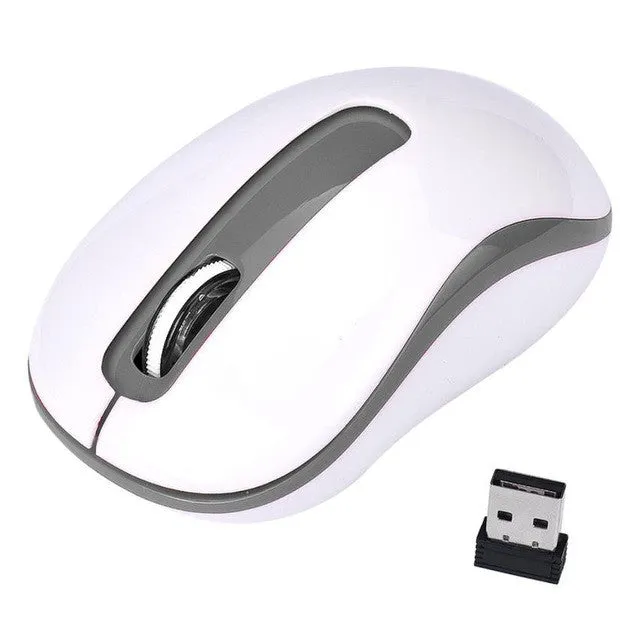 Malloom Gaming Mice Optical Positioning 2.4Ghz Wireless Mini mouse Battery 5m Distances 1600 DPI For Computer Pc Laptop