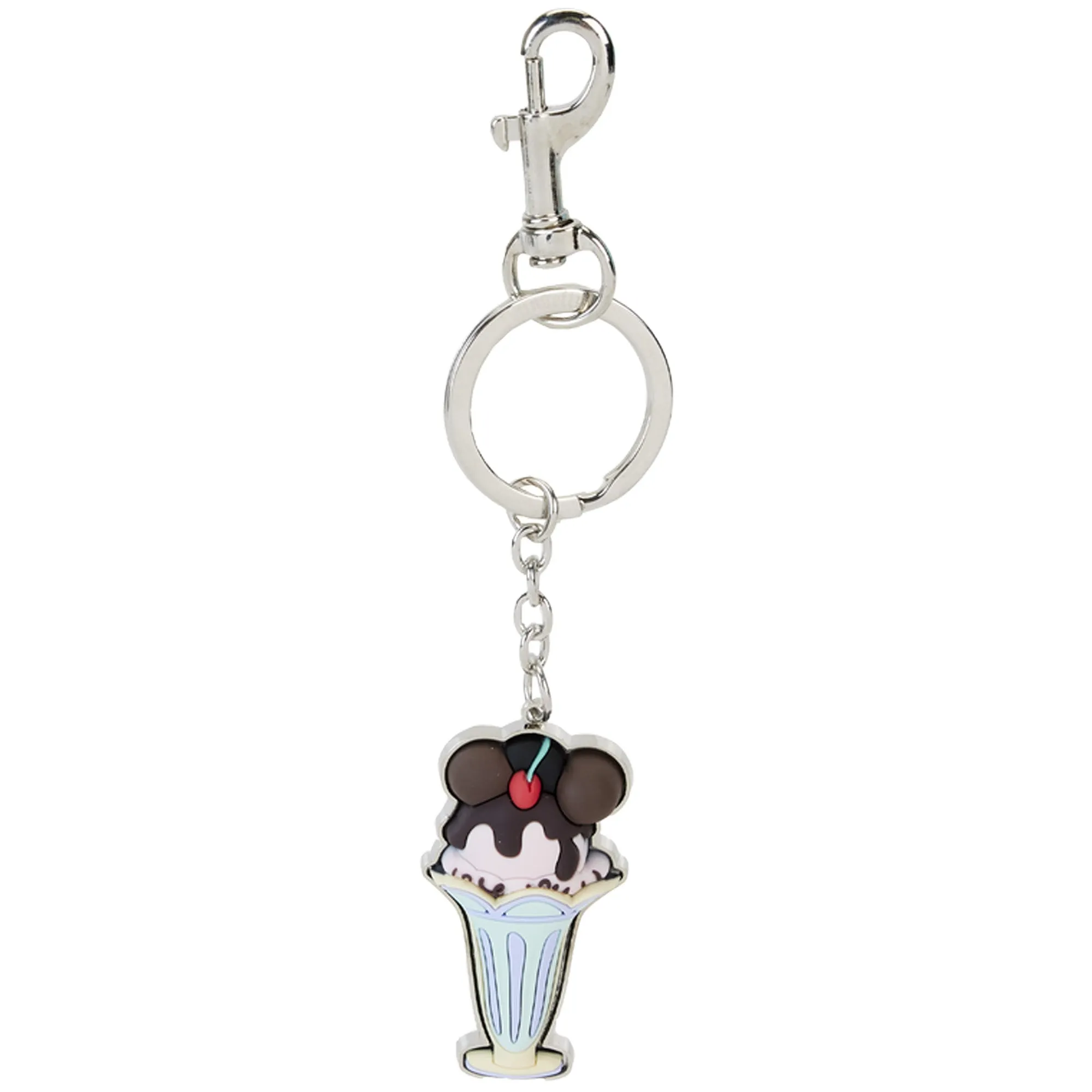 Mickey & Minnie Date Night Ice Cream Keychain