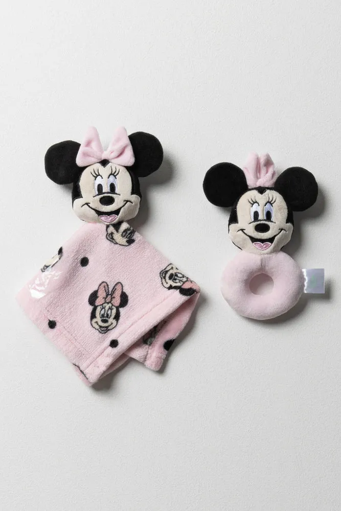 Mickey Mouse Lovie And Rattle Set