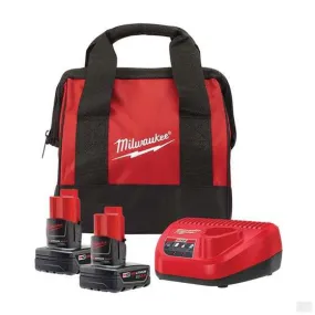 MILWAUKEE M12 12V Lithium-Ion Starter Kit [48-59-2442SPC]