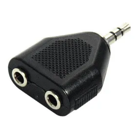 Mini Stereo Male to Dual Mini Stereo Female Audio Adapter