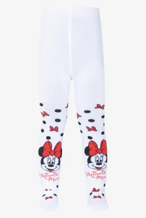 Minnie Mouse Tights White