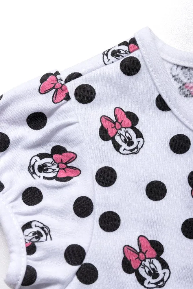 Minnie Mouse Twill Pinni Dress Pink