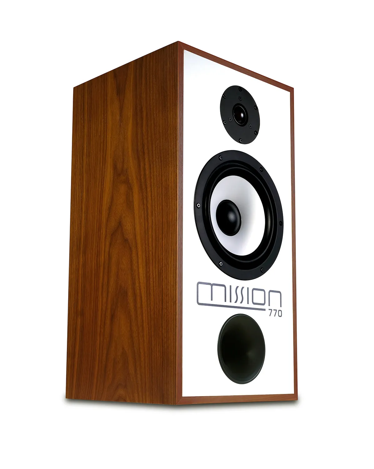 Mission 770 speakers (walnut) with stands