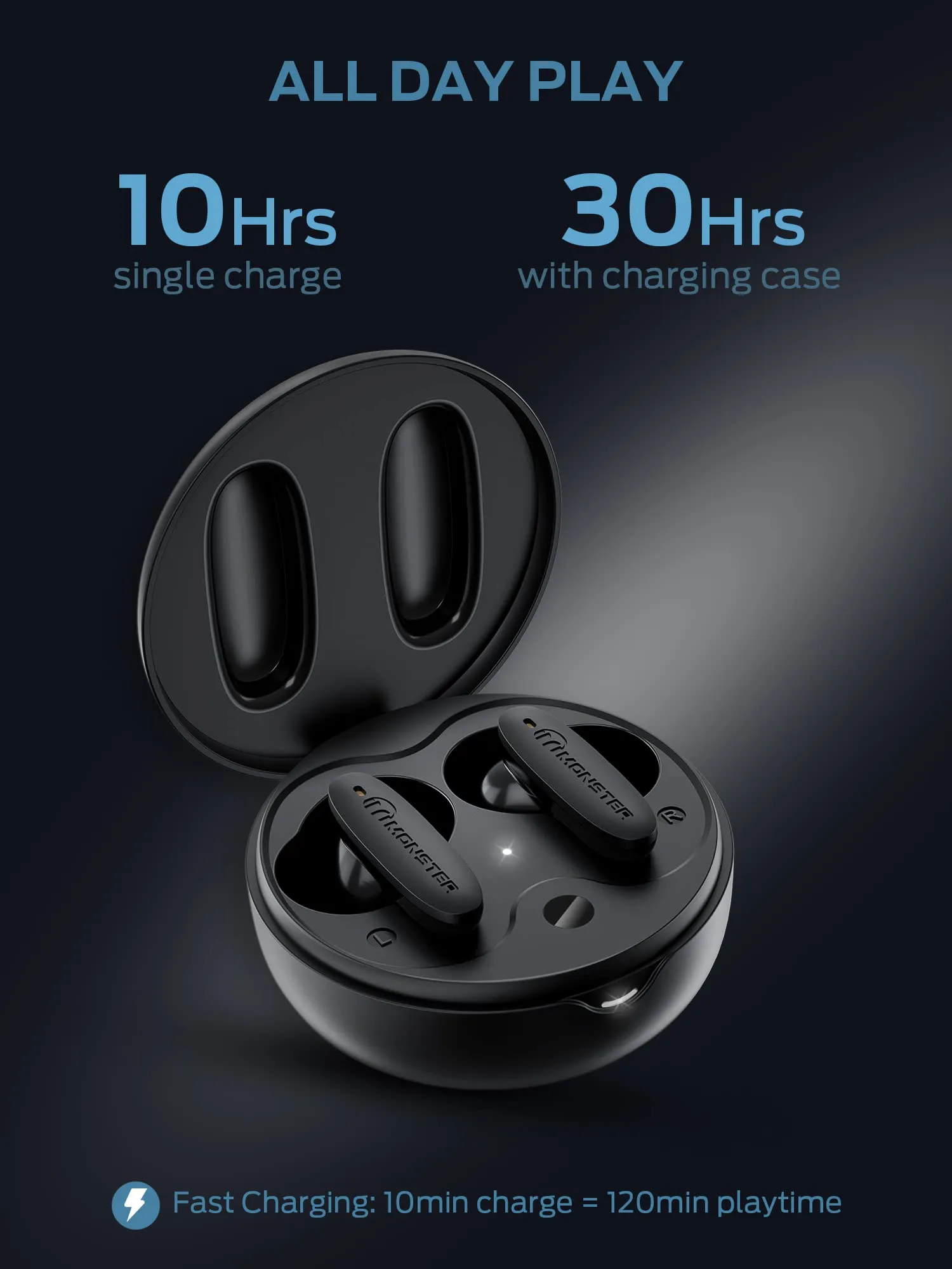 Monster Clarity 108 Active Noise Cancelling Earbuds