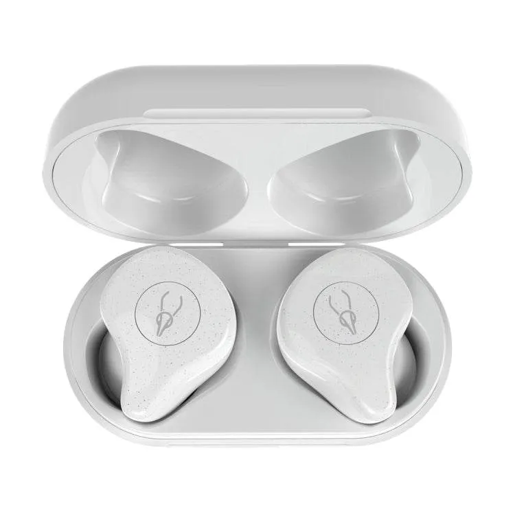 Moonlight White Bluetooth Earbuds for iPad, iPhone, Samsung, and More