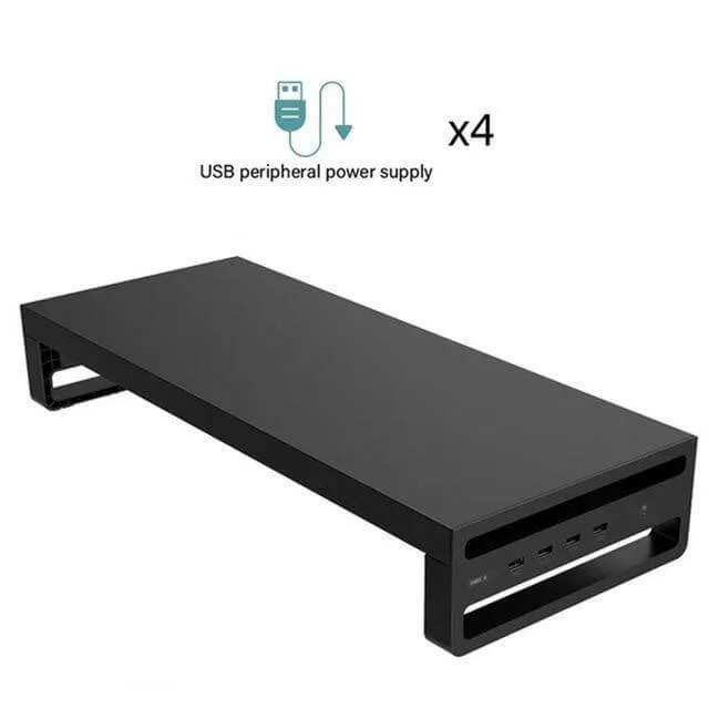 Multifunctional Wireless Charging Desktop Monitor Stand