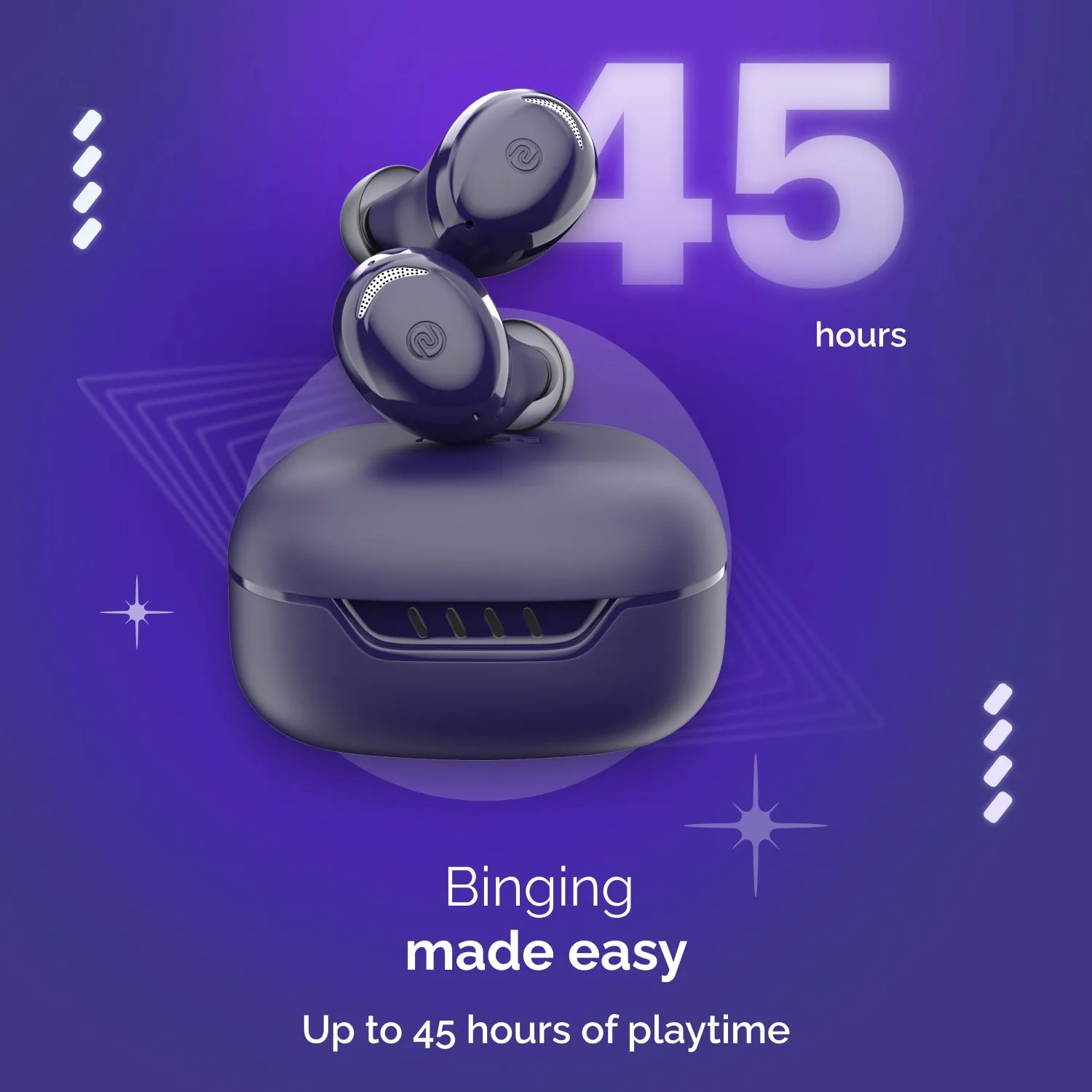 Noise Buds Trance with 45 Hrs Playtime, Low Latency (up to 40ms), HyperSync, and IPX5 Bluetooth Headset