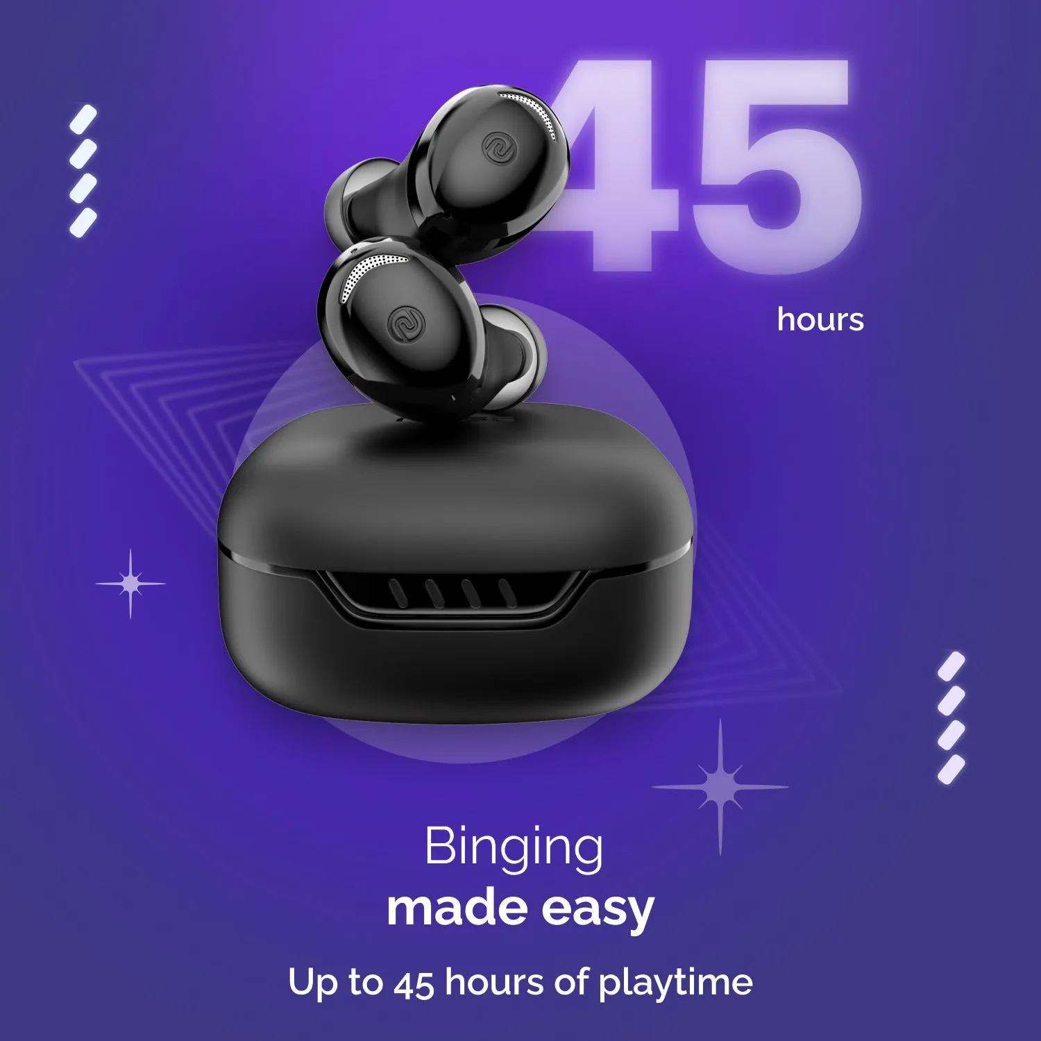 Noise Buds Trance with 45 Hrs Playtime, Low Latency (up to 40ms), HyperSync, and IPX5 Bluetooth Headset