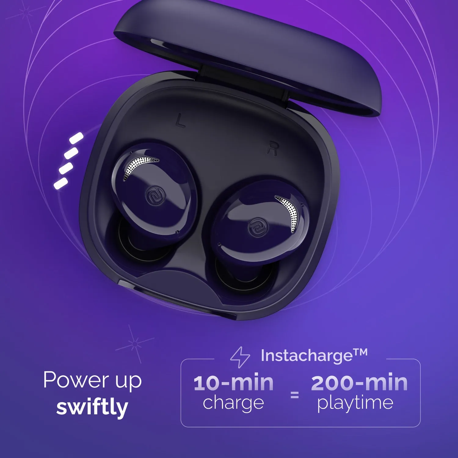 Noise Buds Trance with 45 Hrs Playtime, Low Latency (up to 40ms), HyperSync, and IPX5 Bluetooth Headset