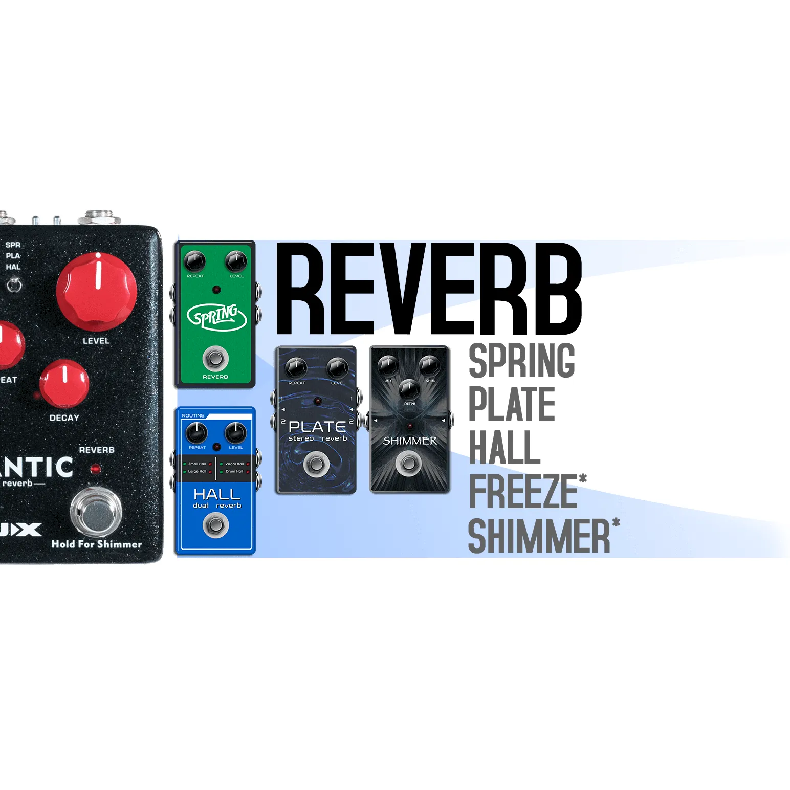 NUX Atlantic Delay & Reverb Effect Pedal (NDR-5)