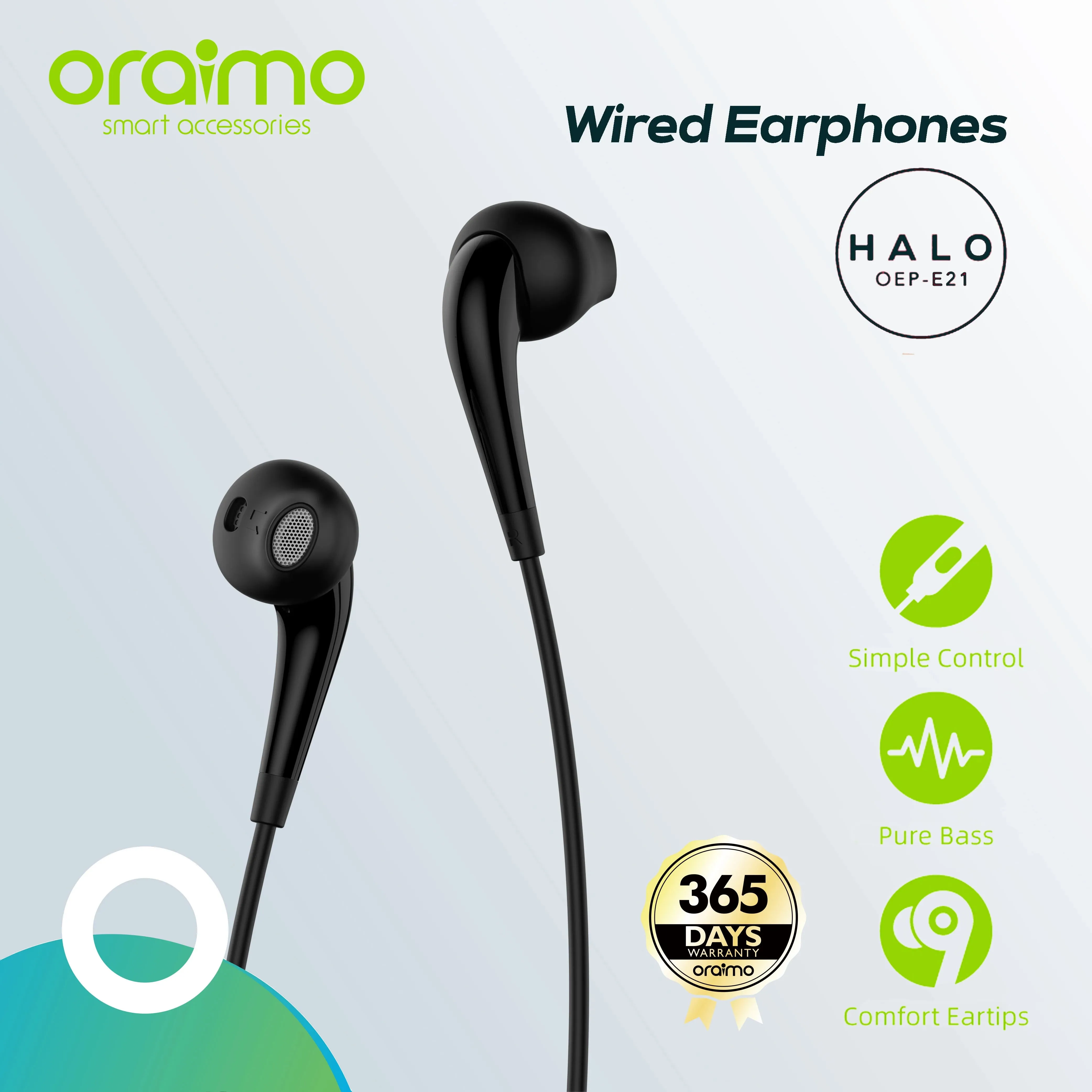 Oraimo OEP-E21 Earphone White