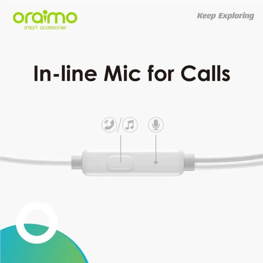 Oraimo OEP-E21 Earphone White