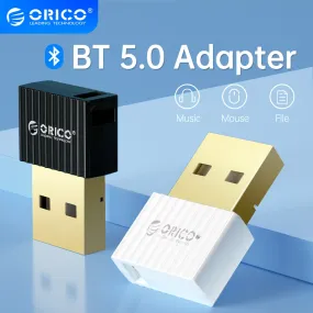 ORICO USB Bluetooth 5.0 Dongle Adapter Mini Wireless Mouse Music Audio Receiver Transmitter for PC Speaker Mouse Laptop