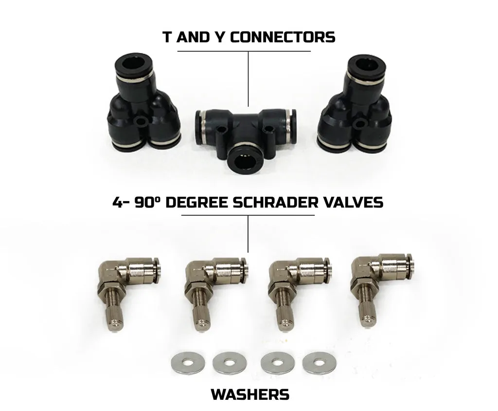 Overland Vehicle Systems Up Down Air 4 Tire Inflation System