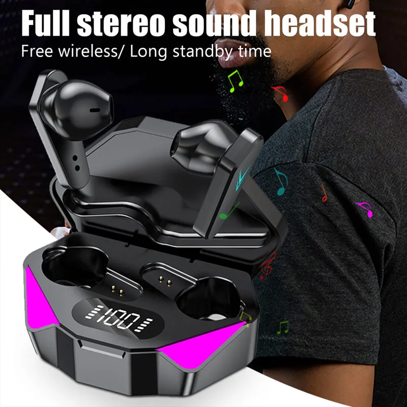 P36/X15 TWS Noise Reduction Stereo Wireless Gaming Buletooth Headphones