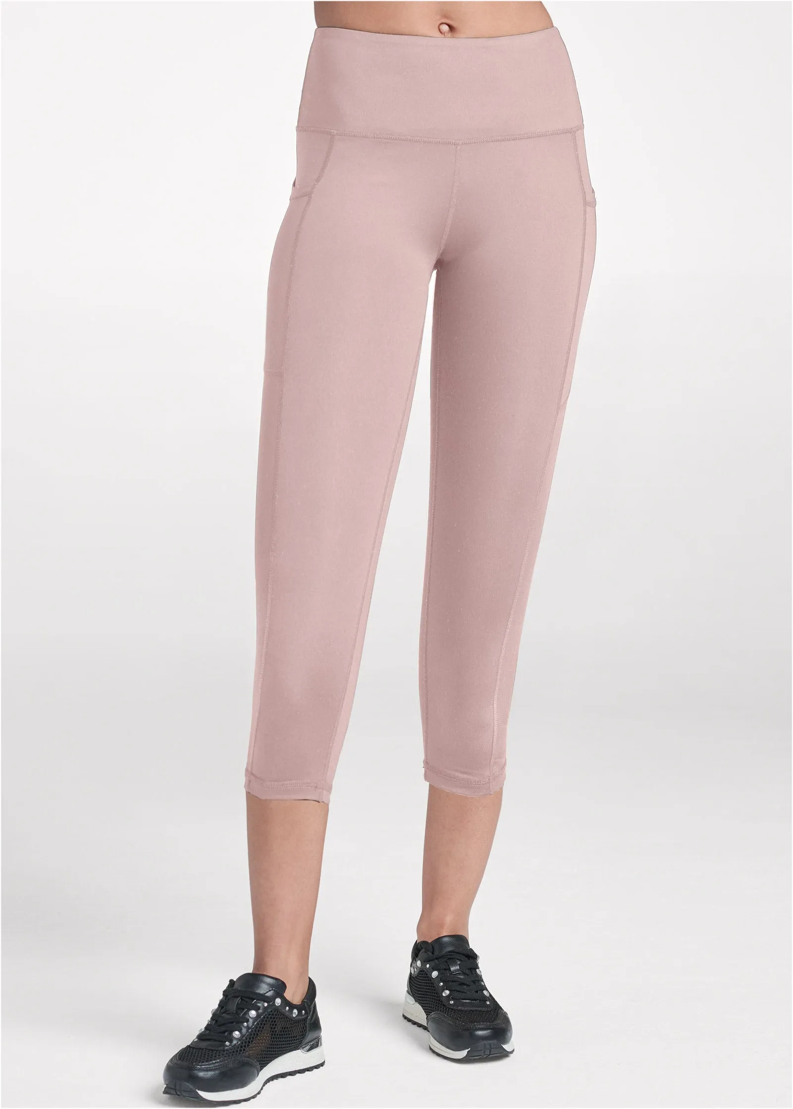 Pocket Capri Leggings - Tan