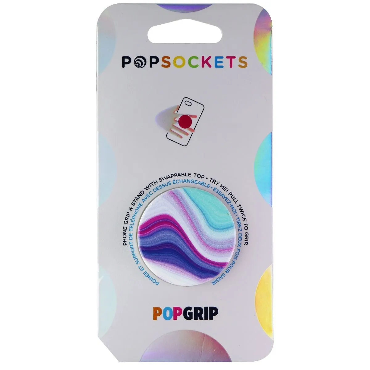 PopSockets PopGrip Swappable Grip for Phones and Tablets - Metamorphic